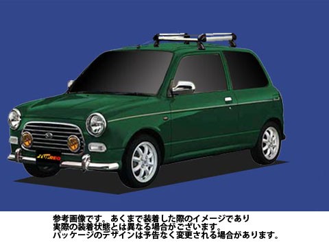 ダイハツ ミラジーノ 純正ルーフキャリア - 自動車