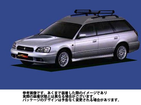 ルーフキャリア タフレック PR22 スバル SUBARU レガシィツーリングワゴン / BH5 BH9 BHC Pシリーズ スチール×ブラック塗装  TUFREQ 精興｜au PAY マーケット