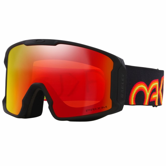 オークリー OAKLEY LINE MINER L 7070G301 　BLACK FIRE　【レンズ】PRIZM TORCH IRIDIUM スノーゴーグル●