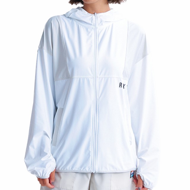 ROXYロキシー　CAMPBELL HILL ZIP RLY241809　フード付きジップアップタイプのラッシュガード の通販は