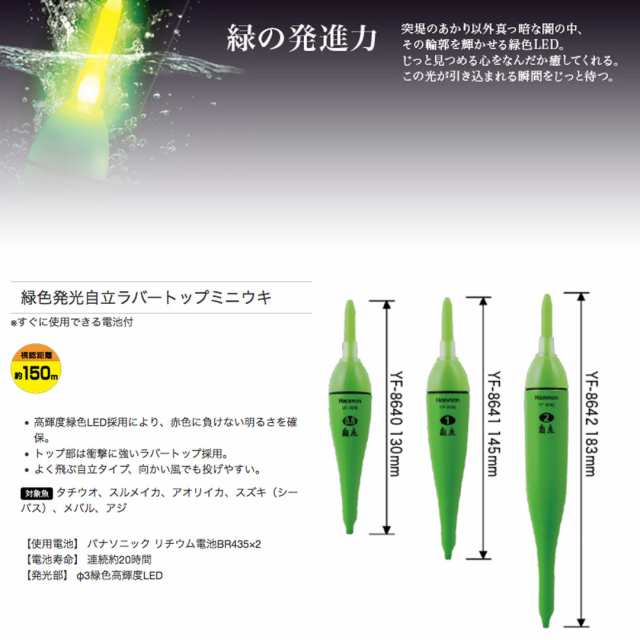 自立ウキ 1号 中 ケースつき - ロッド