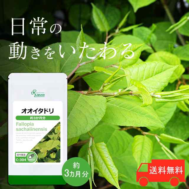 オオイタドリ 約3か月分 C-304 健康 サプリ リプサ Lipusa 公式 ポイント2% ｜au PAY マーケット