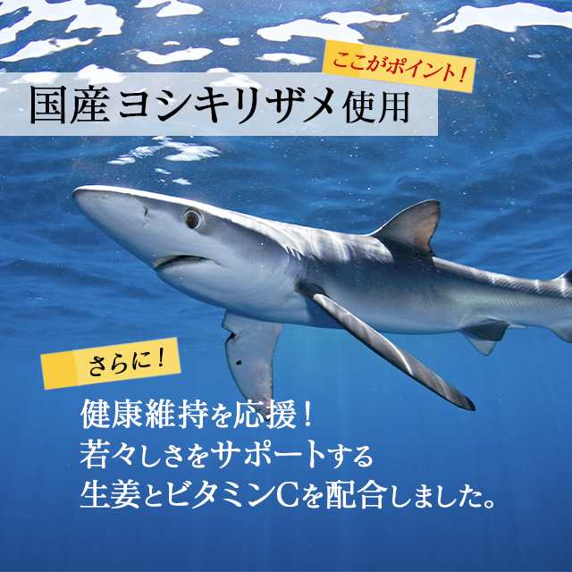 鮫軟骨 約1か月分×3袋 C-534-3 サプリメント 健康 - コンドロイチン