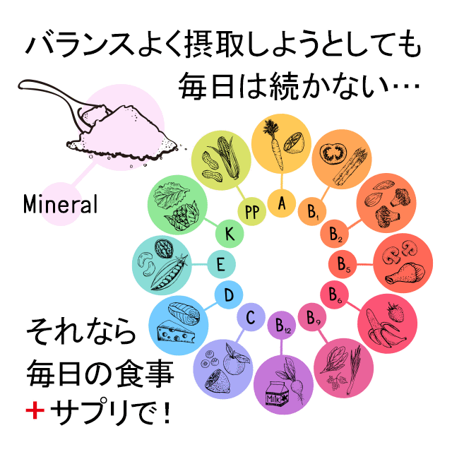 マルチビタミン＋マルチミネラル粒 約3か月分 T-701 健康 美容 サプリ リプサ Lipusa 公式 20%OFF の通販はau PAY  マーケット - サプリメント専門店リプサ