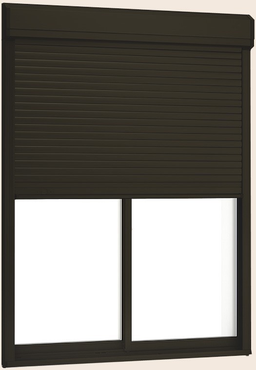 サーモスII-H シャッター付引違い窓 2枚建て 標準タイプ / 電動 一般複