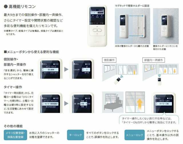 サーモスII-H シャッター付引違い窓 2枚建て 標準タイプ / 電動 一般複