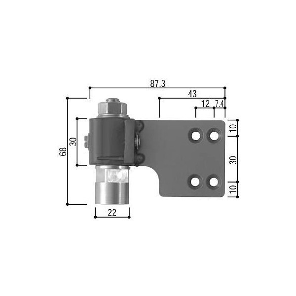 YKK AP メンテナンス部品】 ピボットヒンジ (HH-3K-16572)の通販はau