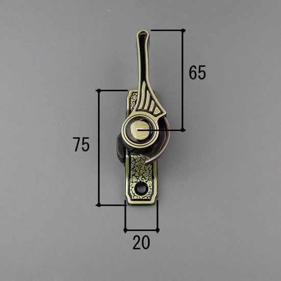 三協 アルミ 旧立山 アルミ 窓・サッシ 部品:引違い窓:クレセント（左勝手）:クレセント(WB7389L0-GO)の通販は
