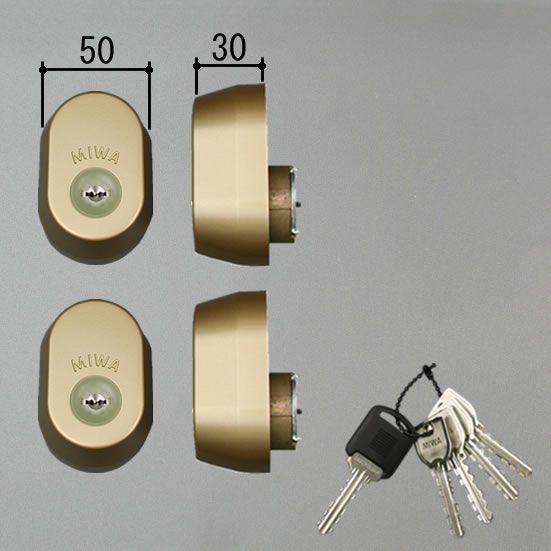 三協 アルミ 旧立山 アルミ 玄関ドア部品:シリンダー:サンセレーネ/プロミューズ:シリンダー(WD4536N0-GO)