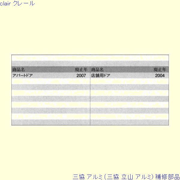 三協 アルミ 旧立山 アルミ 玄関ドア アームストッパー：アームストッパー(枠)[PKE3032]の通販は