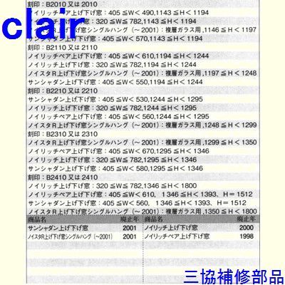 三協 アルミ 旧立山 アルミ 装飾窓 ストライク・スプリングバランサー：スプリングバランサー(たて枠) 刻印:B2210、2210 2個入[WB2375-18