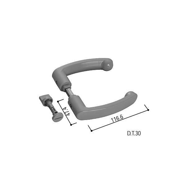 YKK AP レバーハンドル・台座・サムターン(HH-J-0537) レバー型ハンドル ドア用ハンドル YKKドア ドア取手 