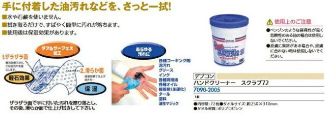 リフォーム用品 デブコン デブコン ハンドクリーナー スクラブ72 DK422072 100018 70902005の通販は