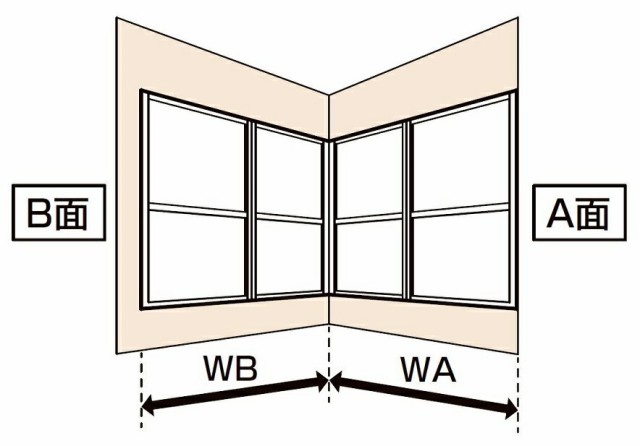 デコマド 格子なしコーナータイプ / 窓台設置 片側オープン納まり A面1列 × B面3列 × 1段 LIXIL リクシル TOSTEM トステム
