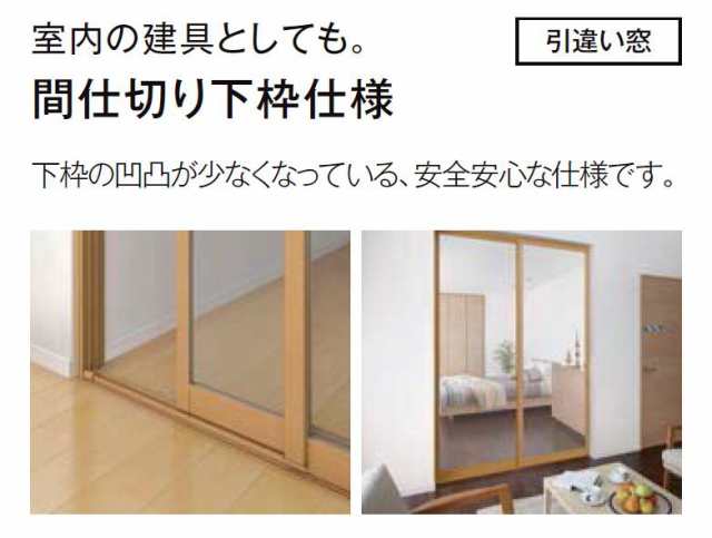 インプラス 引違い窓 2枚建 ガラスなし / 未組立品 SG仕様 W：2,001〜3,000mm × H：1,901〜2,450mm LIXIL  リクシル TOSTEM トステム｜au PAY マーケット