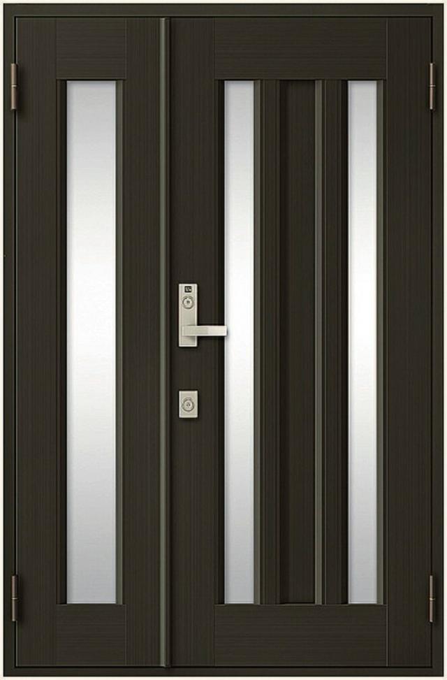 クリエラR 親子ドア 18型 内付型 ランマなし 鎌付箱錠仕様 特注寸法 W：1,240〜1,364mm × H：1,706〜2,006mm LIXIL リクシル TOSTEM トステムの通販は 100,155円