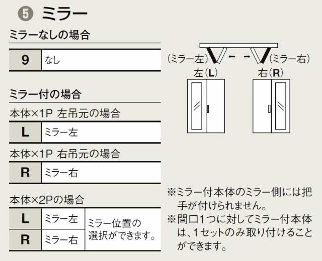 ラシッサD ラテオ クローゼット 折戸すっきりタイプ 4枚折戸 ALCD-LAA