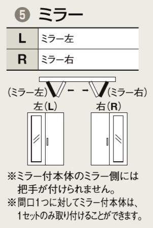 ラシッサDパレット クローゼット 折戸レールタイプ 2枚折戸 APCF-LAC