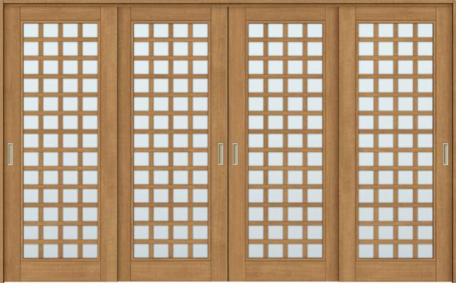 ラシッサs 室内引戸 間仕切り 上吊引戸 引違い戸 4枚建て Asmhf Lgs 鍵なし 32 W 3 253mm H 2 023mmの通販はau Pay マーケット クレール Dna店