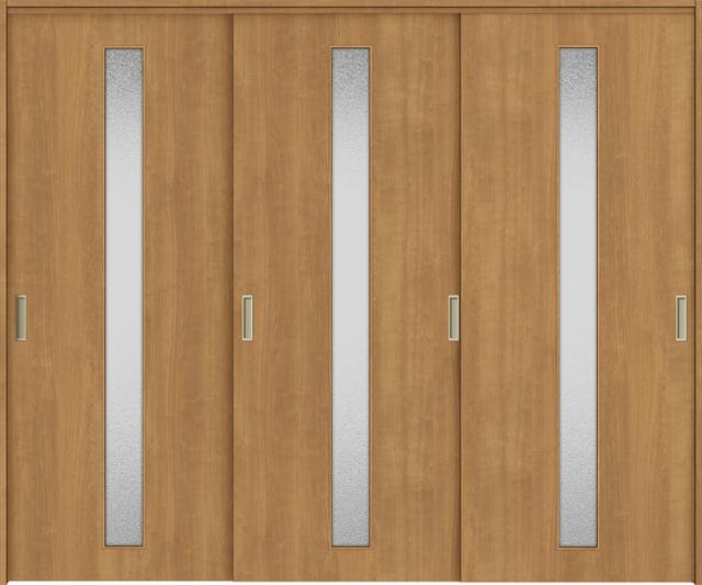 ラシッサS 室内引戸 間仕切り 上吊引戸 引違い戸 3枚建て ASMHT-LGA 鍵なし 2423 W：2,432mm × H：2,306mmの通販は 95,337円