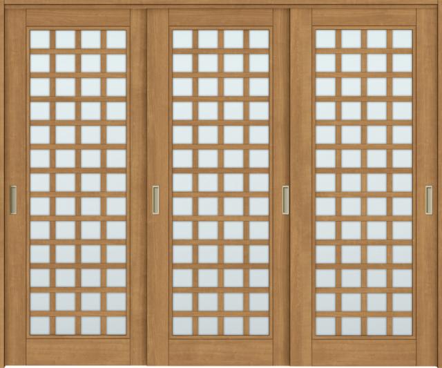 ラシッサs 室内引戸 間仕切り 上吊引戸 引違い戸 3枚建て Asmht Lgs 鍵なし 2423 W 2 432mm H 2 306mmの通販はau Pay マーケット クレール Dna店