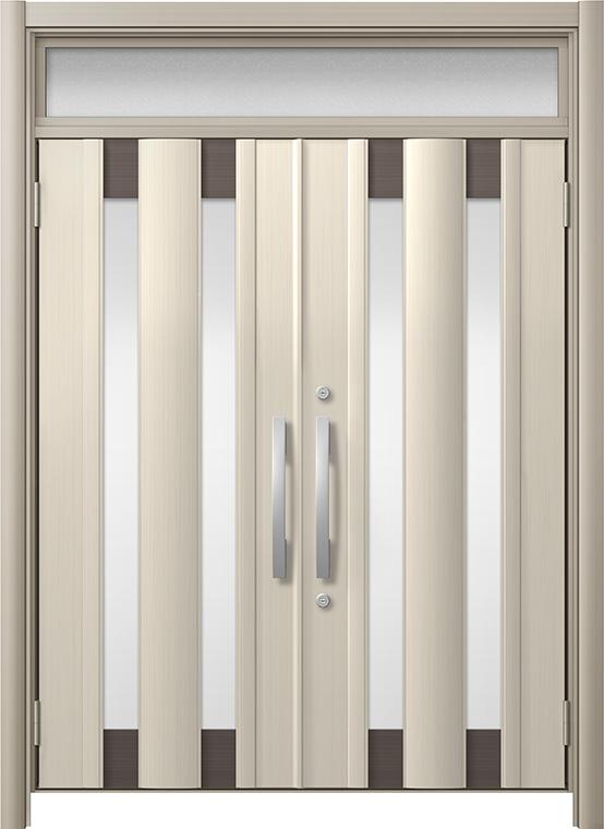 玄関ドア リシェント3 アルミ仕様 ランマ付 C14n型 両開きドア W 1 464 1 600mm H 2 301 2 600mm Lixil リクシル Tostem トステムの通販はau Pay マーケット クレール Dna店