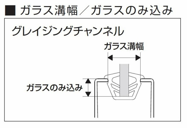 グレイジングチャンネル ガラス厚：5mm用 15m / 1巻 WB4313-15 部品色