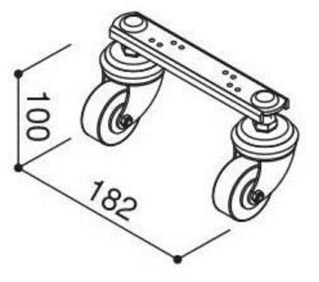 Wキャスター / 1個入り HH-K-14610 交換用 部品 YKK APの通販は 10,218円