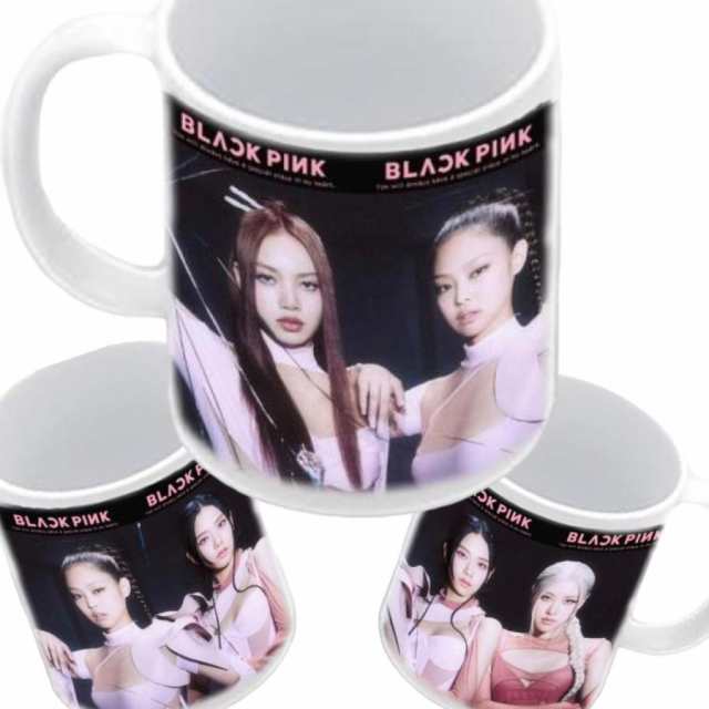 BLACKPINK ブラックピンク 陶器製 マグカップ 韓流 グッズ cb147-4の