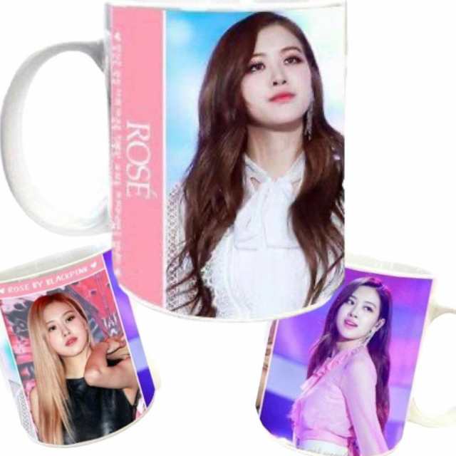 ROSE ロゼ BLACKPINK ブラックピンク 陶器製 マグカップ 韓流 グッズ