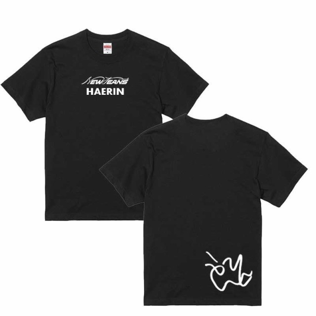 100%正規品】NewJeans ポップアップストア ハニ Tシャツ-