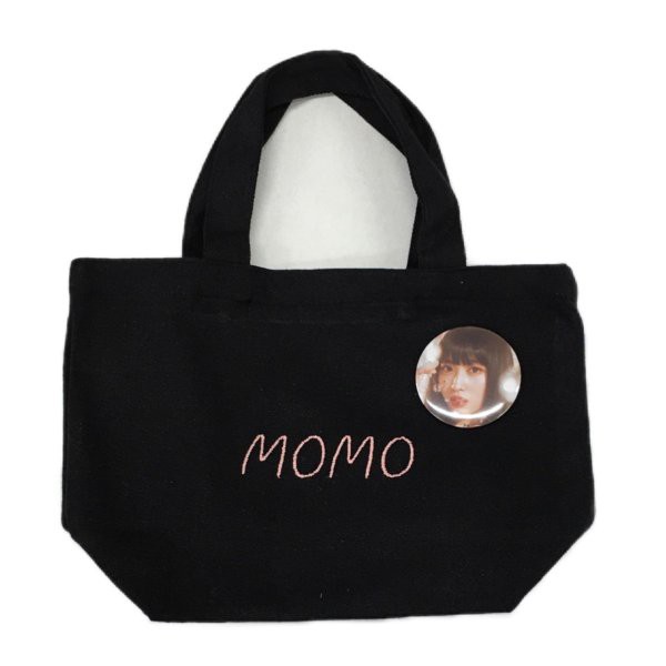 モモ もも MoMo TWICE トゥワイス キャンバス トート バッグ 刺しゅう