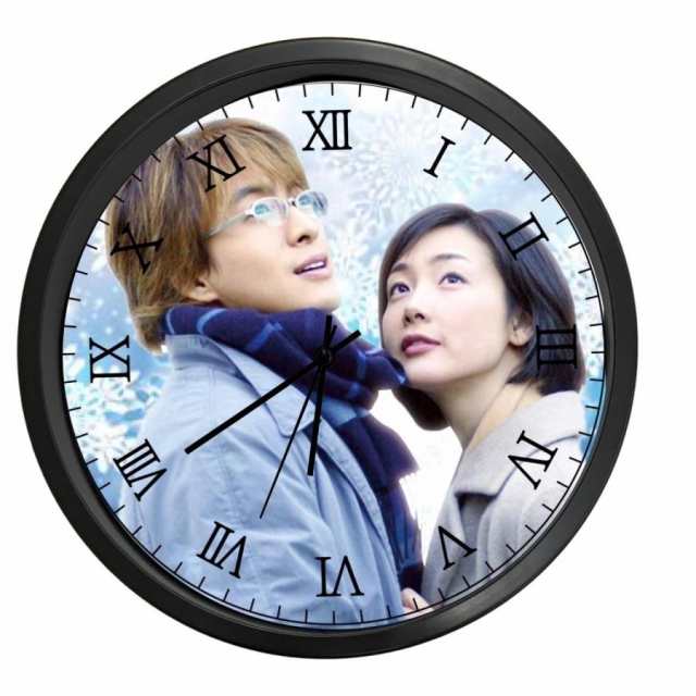 ペヨンジュン ヨン様 冬ソナ 掛け時計 WallClock 壁掛け 時計 直径23cm