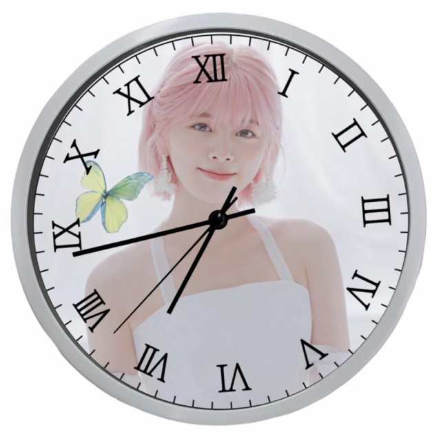 超激得SALE パクボゴム 掛け時計 WallClock 壁掛け 時計 直径23cm 韓流 グッズ nj001-4
