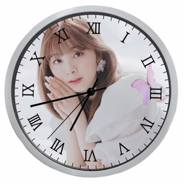 ミイヒ NiziU ニジュー 掛け時計 WallClock 壁掛け 時計 直径23cm 韓流 グッズ nj019-62｜au PAY マーケット