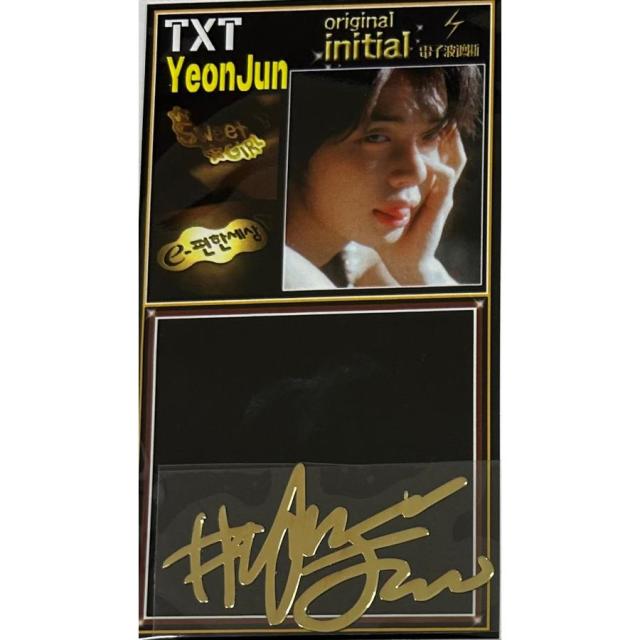 ヨンジュン YEONJUN TXT ティーバイティー サインステッカー シール