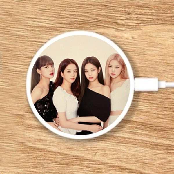 BLACKPINK ブラックピンク ワイヤレス充電器 USBケーブル付き スマホ用