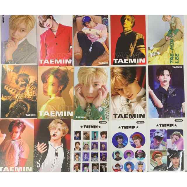 TAEMIN テミン SHINee シャイニー ポストカード＆ ステッカーセット 韓