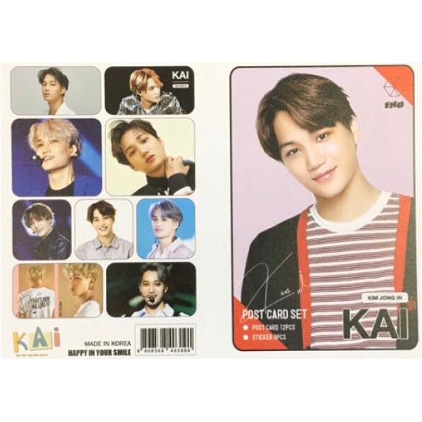 Exo Kai カイ ポストカード ステッカーセット 韓流 グッズ Th040 6の通販はau Pay マーケット アンジーソウル