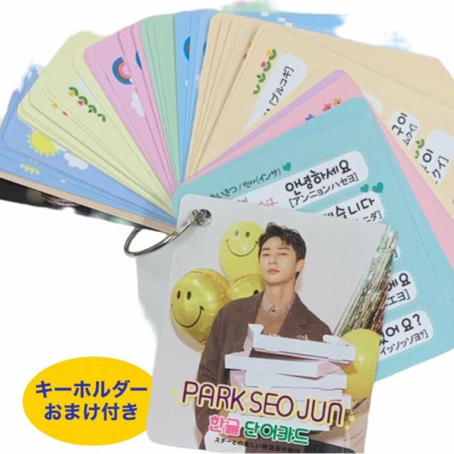パクソジュン 単語カード 韓国語 ハングル 韓流 グッズ Tu019 1の通販はau Pay マーケット アンジーソウル