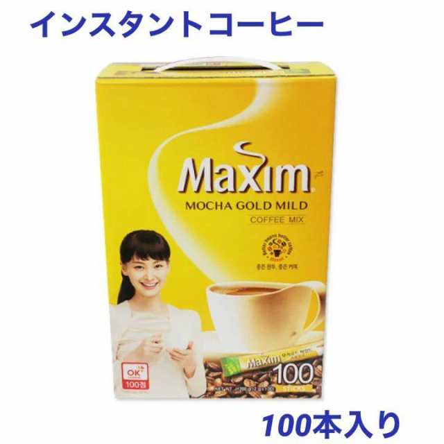 マキシム モカゴールド インスタント コーヒーミックス 12ｇ×100包 韓国食品 おうち時間 xa021-11の通販はau PAY マーケット -  アンジーソウル