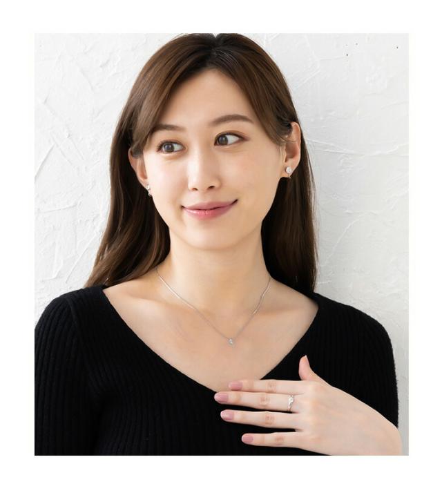 半額 ダイヤモンド ネックレス 一粒 ダイヤモンドネックレス ダイヤネックレス 一粒ダイヤ プラチナ 仕上げ 0.07ct レディース ジュエリー アクセサリー  一粒ネックレス ダイヤ一粒 シンプル ブランド 誕生日 プレゼント 女性 ギフト 売切り_8