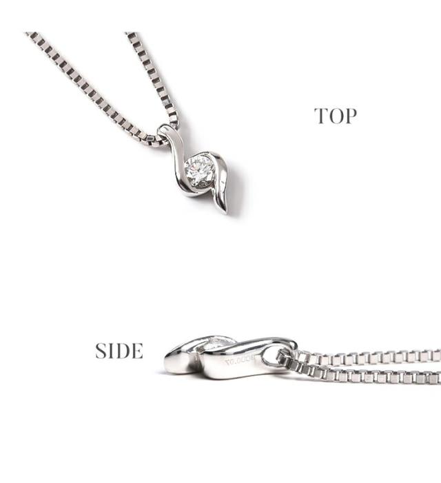 ダイヤモンド ネックレス 一粒 ダイヤモンドネックレス ダイヤネックレス 一粒ダイヤ プラチナ 仕上げ 0.07ct レディース ジュエリー アクセサリー 一粒ネックレス ダイヤ一粒 シンプル ブランド 誕生日 プレゼント 女性 ギフト 誕生日 プレゼント_3