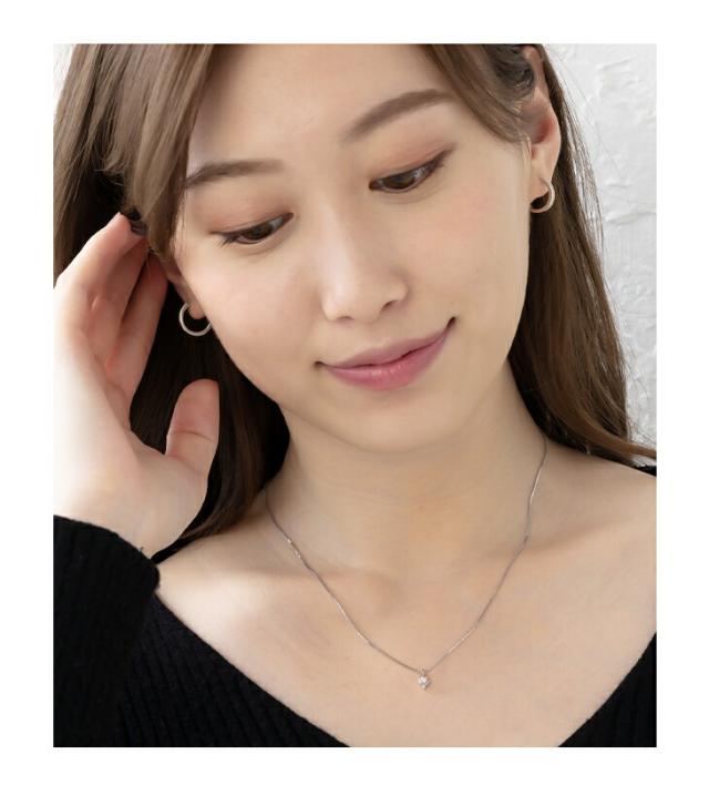 ダイヤモンド ネックレス 一粒 ダイヤモンドネックレス ダイヤネックレス 一粒ダイヤ プラチナ 仕上げ 0.07ct レディース ジュエリー アクセサリー 一粒ネックレス ダイヤ一粒 シンプル ブランド 誕生日 プレゼント 女性 ギフト 誕生日 プレゼント_9