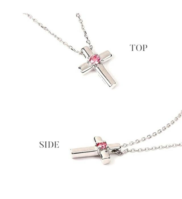 ダイヤモンド ネックレス 一粒 ピンクダイヤモンド ピンクダイヤ 0.07ct プラチナ 仕上げ 一粒ダイヤ ダイヤモンドネックレス ダイヤネックレス ピンク レディース ジュエリー アクセサリー シンプル ブランド 女性 ギフト 誕生日 プレゼント 売切り 母の日_3