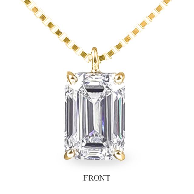 ゴールドネックレス 一粒 ダイヤモンド 0.08ct ペンダント プラチナ900