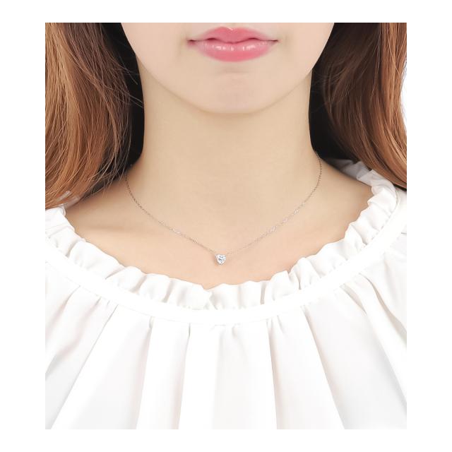 ダイヤモンド ネックレス 0.50ct ゴールド ハート 一粒 ダイヤネックレス ゴールドネックレス 0.5ct 一粒ダイヤ ラボグロウン ダイヤ レディース ジュエリー アクセサリー シンプル 大人 可愛い 誕生日 プレゼント 女性 ギフト K18 母の日_8