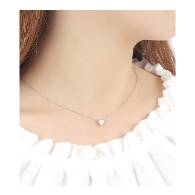 ダイヤモンド ネックレス 0.50ct ゴールド ハート 一粒 ダイヤネックレス ゴールドネックレス 0.5ct 一粒ダイヤ ラボグロウン ダイヤ レディース ジュエリー アクセサリー シンプル 大人 可愛い 誕生日 プレゼント 女性 ギフト K18 母の日_9