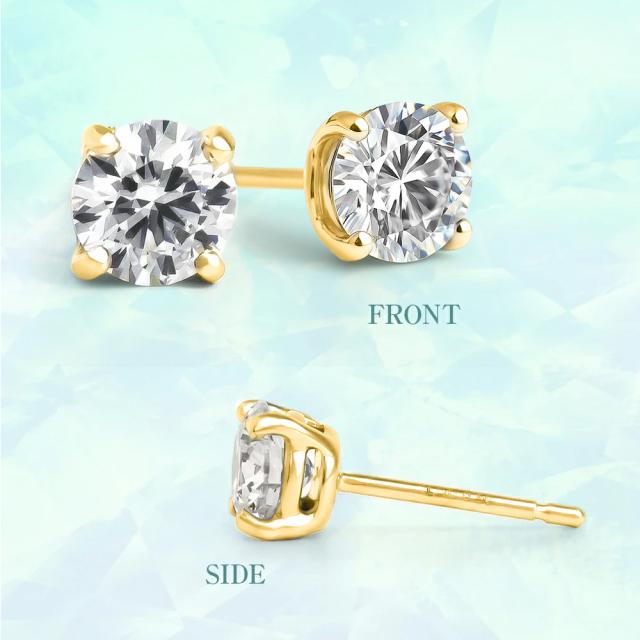 ダイヤモンド ピアス 0.5カラット 一粒 プラチナ キャッチ 落ちない 金属アレルギー ダイヤモンドピアス ダイヤピアス 一粒ダイヤ K18 ラボグロウン レディース ジュエリー アクセサリー シンプル ブランド 記念日 誕生日 プレゼント ギフト 女性 母の日_1
