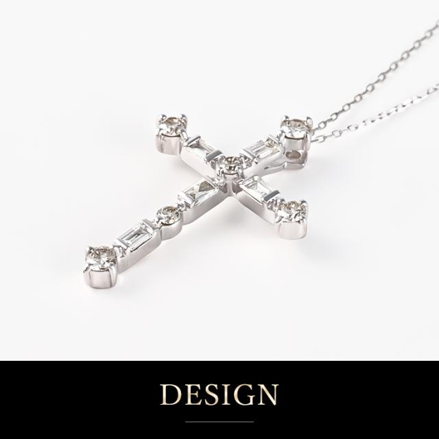 ダイヤモンド ネックレス レディース クロス ダイヤネックレス 0.5ct 18k K18 18金 WG YG 十字架 クロスペンダント ペンダント シンプル ダイヤ ダイヤモンドネックレス ジュエリー アクセサリー 限定BOX プレゼント 女性 誕生日 妻 誕生日 アクセサリー 母の日_7